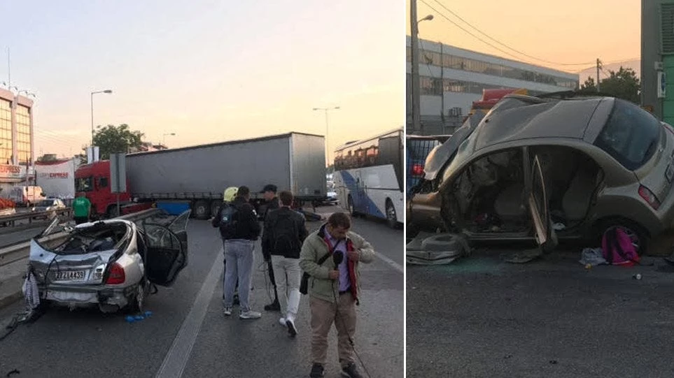 Εικόνες που «κόβουν» την ανάσα: Η στιγμή που η νταλίκα σκορπά το θάνατο στον Κηφισό – Καρέ-καρέ η φονική πορεία – Βίντεο-ντοκουμέντο